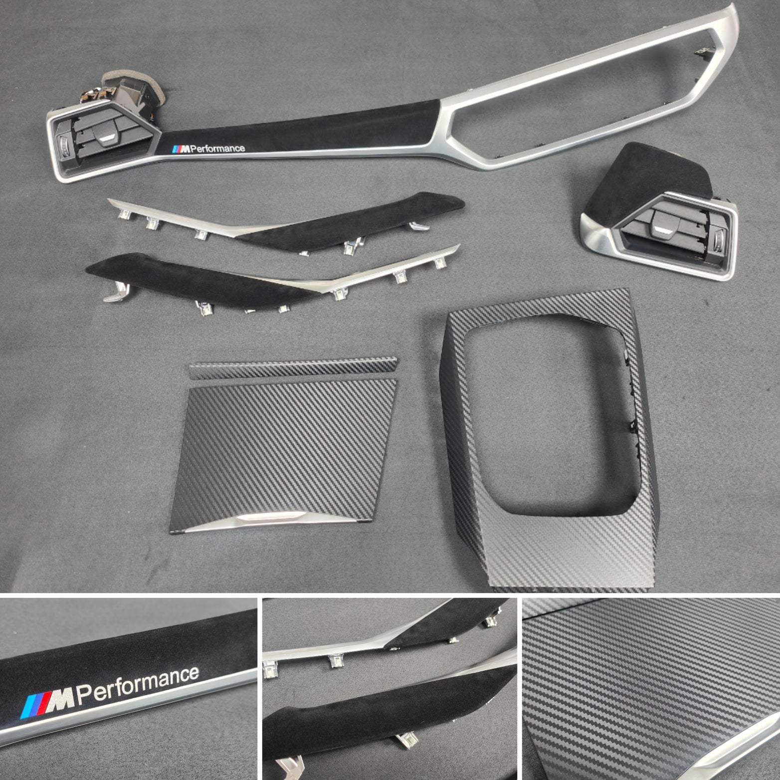 BMW G20 G21 INTERIOR TRIM SET - PERFORMANCE 3D CARBON / ALCANTARA